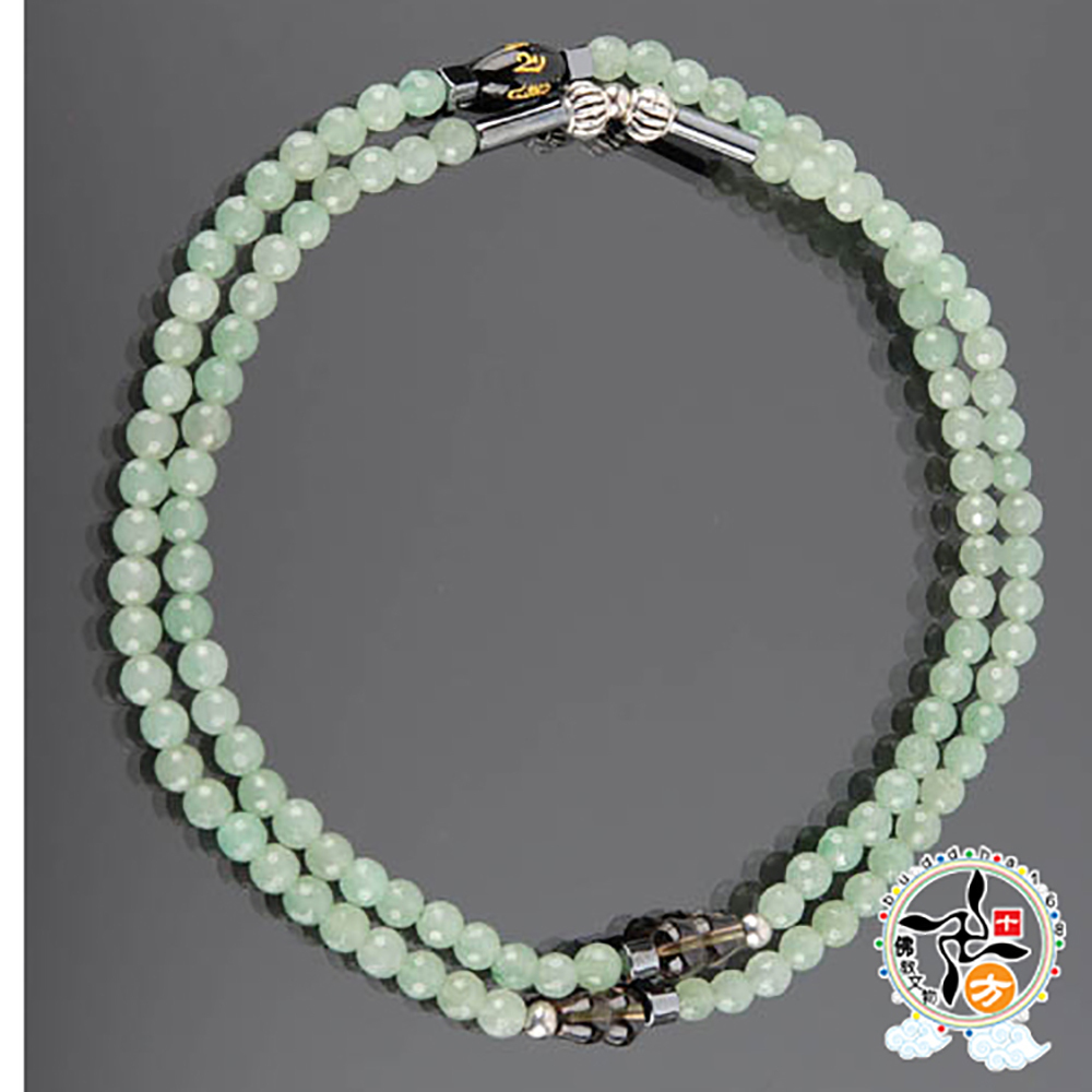 金剛杵+東菱玉(晶鑽)108念珠6mm【十方】138211