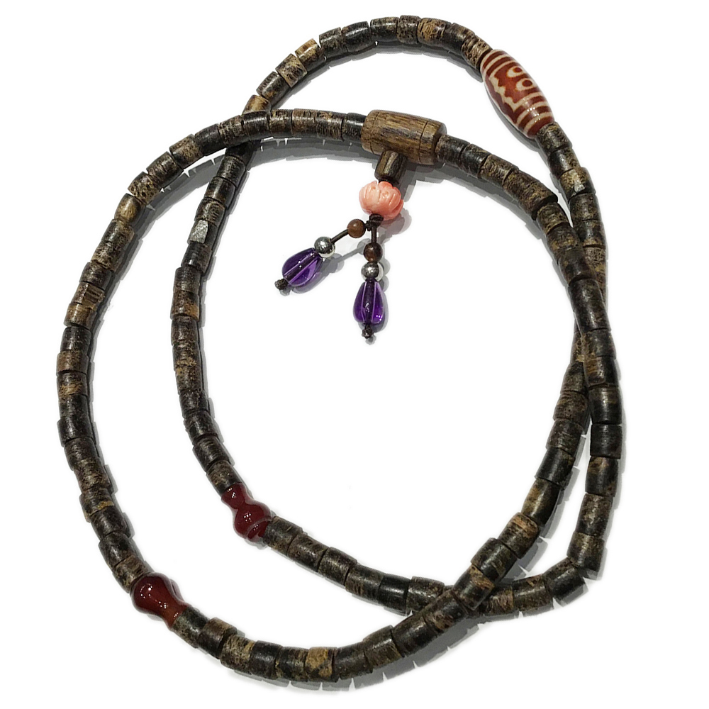 火供天珠+沉香木念珠【十方】138221