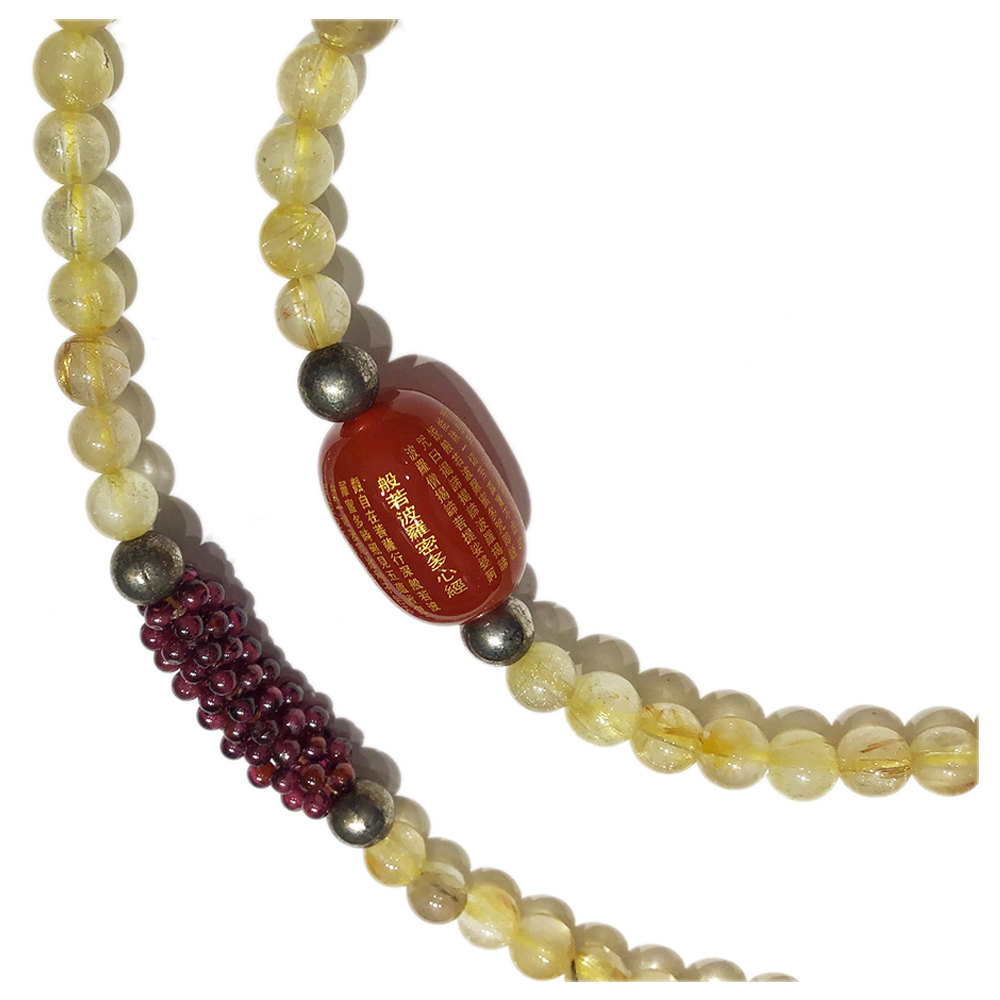 金剛杵+鈦晶108念珠6mm【十方】138315