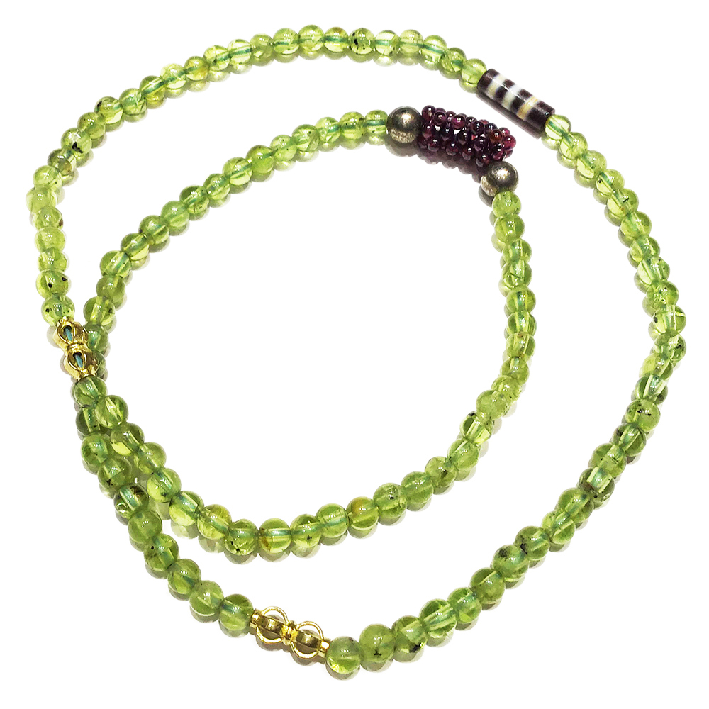 藥師線珠+橄欖石108念珠4mm【十方】138317