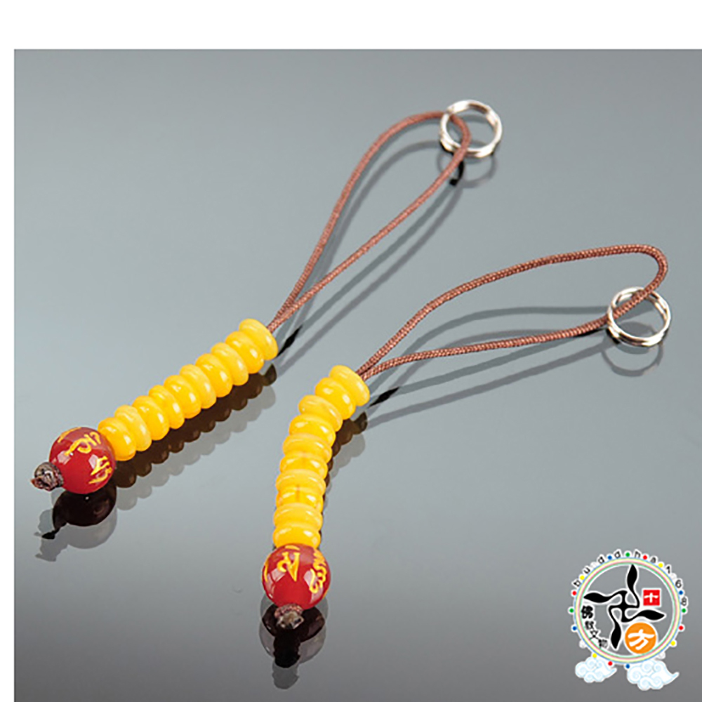 六字真言(紅玉髓)+蜜納計數珠【十方】140333