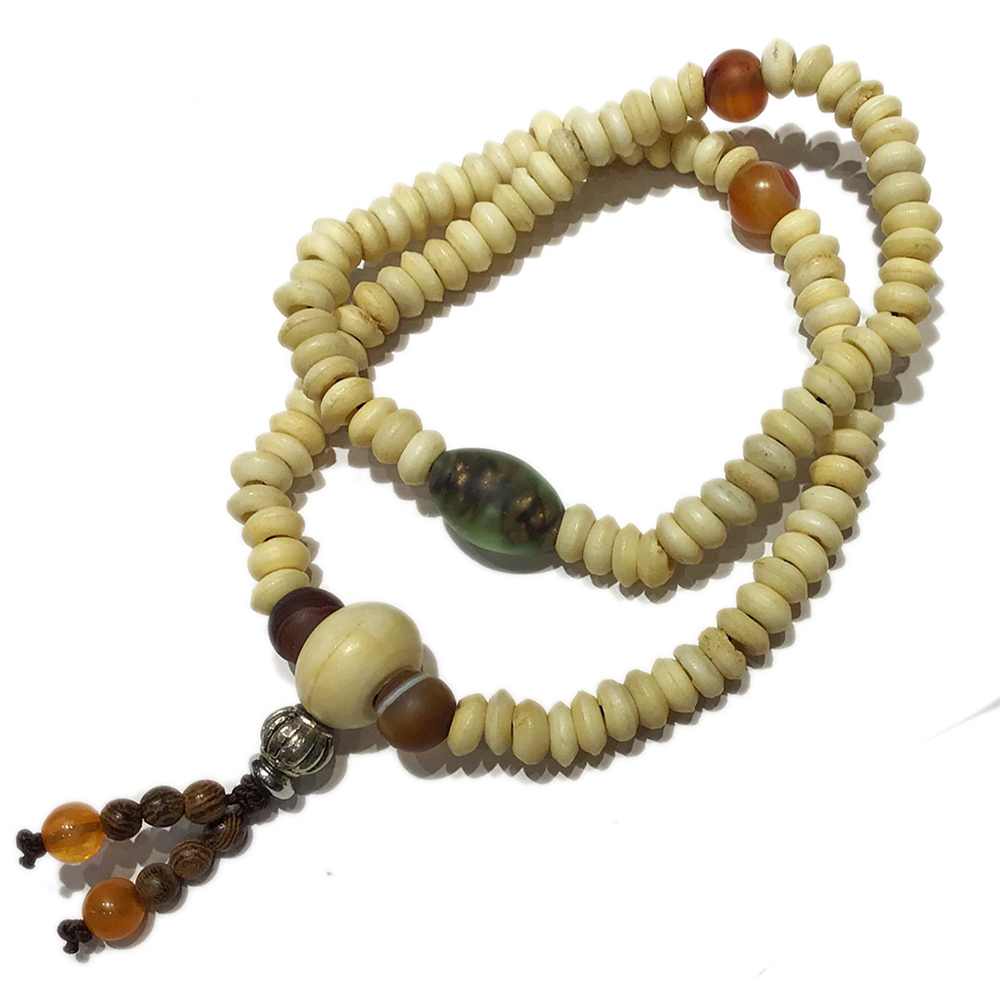 琉璃+椰殼108念珠7*3mm【十方】141082