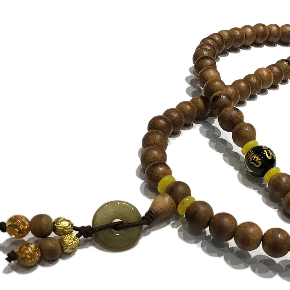 玉葫蘆+沉香木108念珠8mm【十方】141185