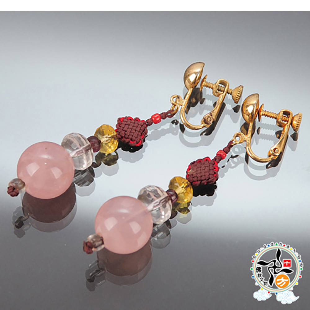 粉晶耳環【十方】141077