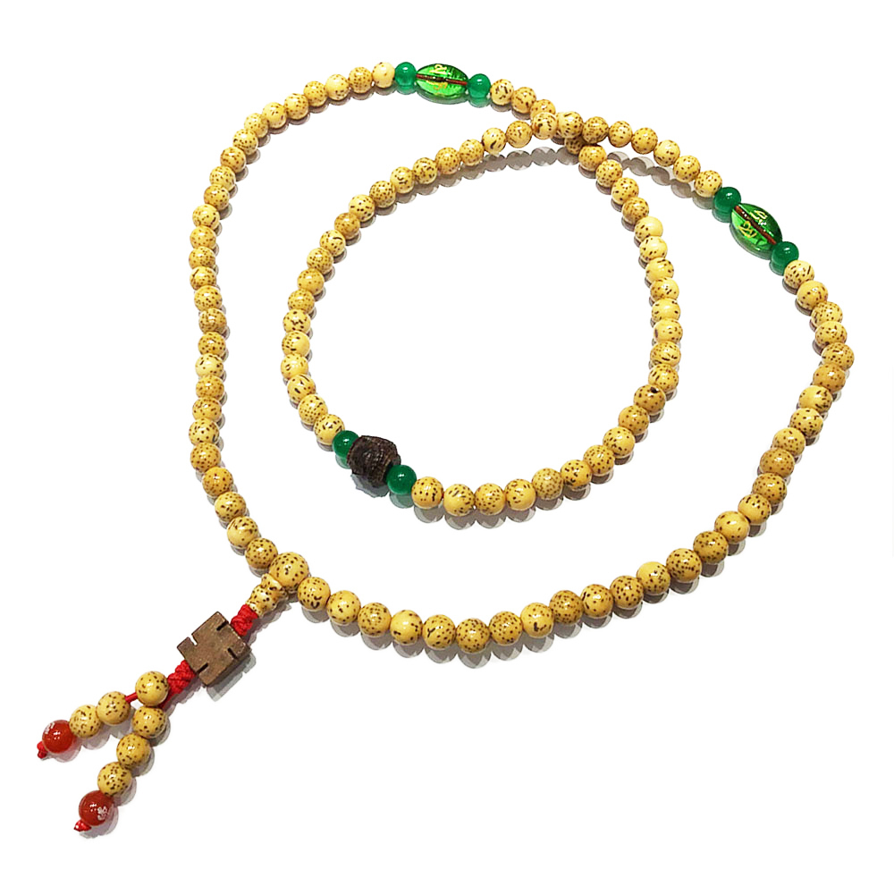 佛首{沉木}+星月菩提108念珠6mm【十方】143238