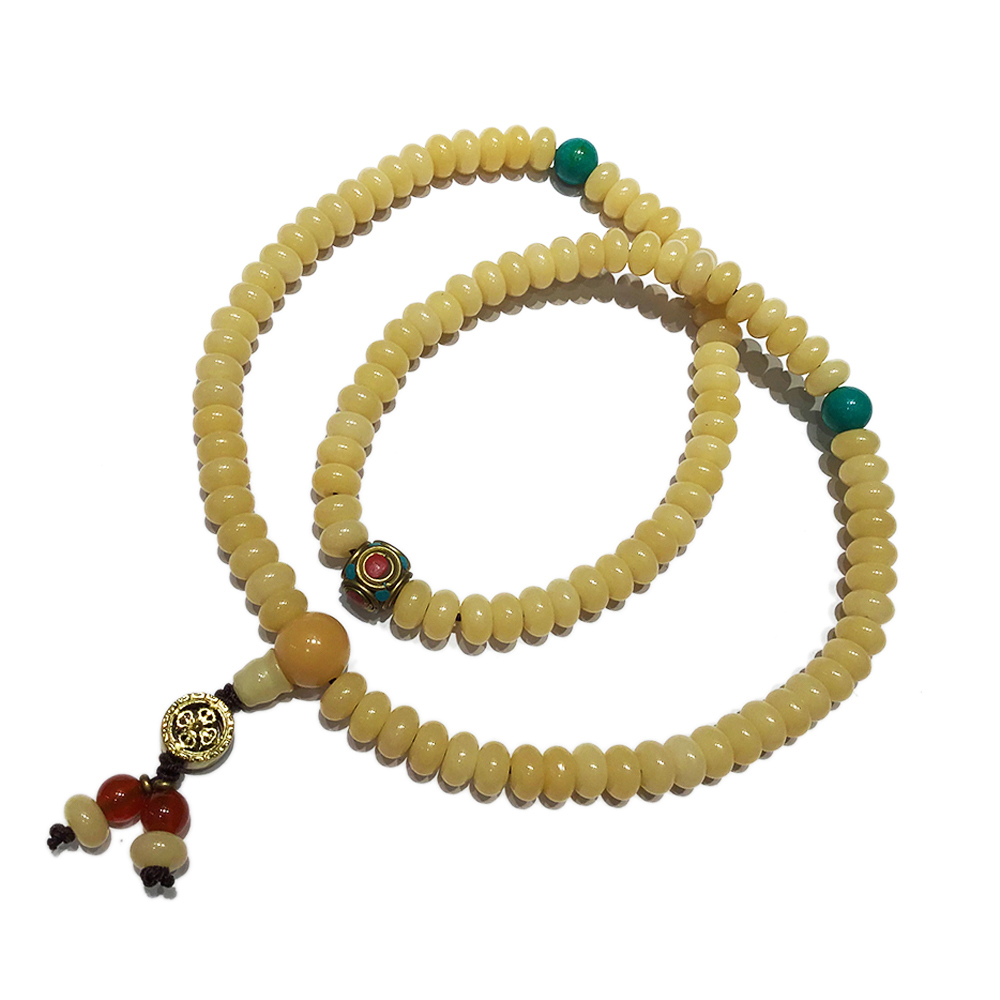 十字杵+菩提根108念珠4*8 mm【十方】142977