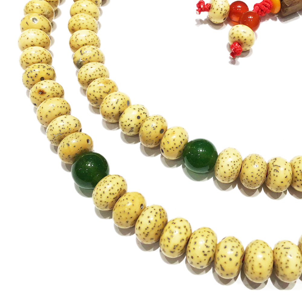 六字真言{硃砂}+星月菩提108念珠5*8mm【十方】143235