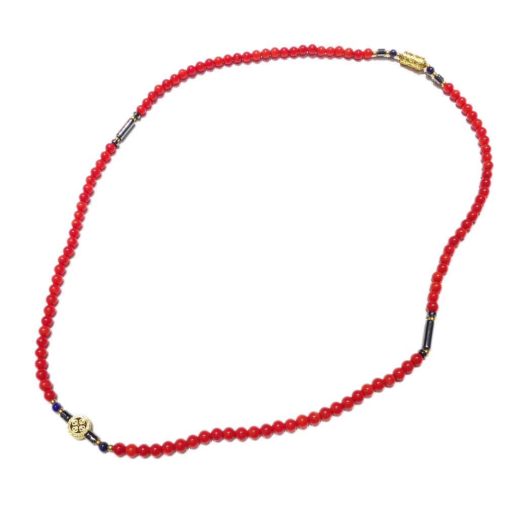 十字杵+珊瑚海竹108念珠5mm【十方】143385