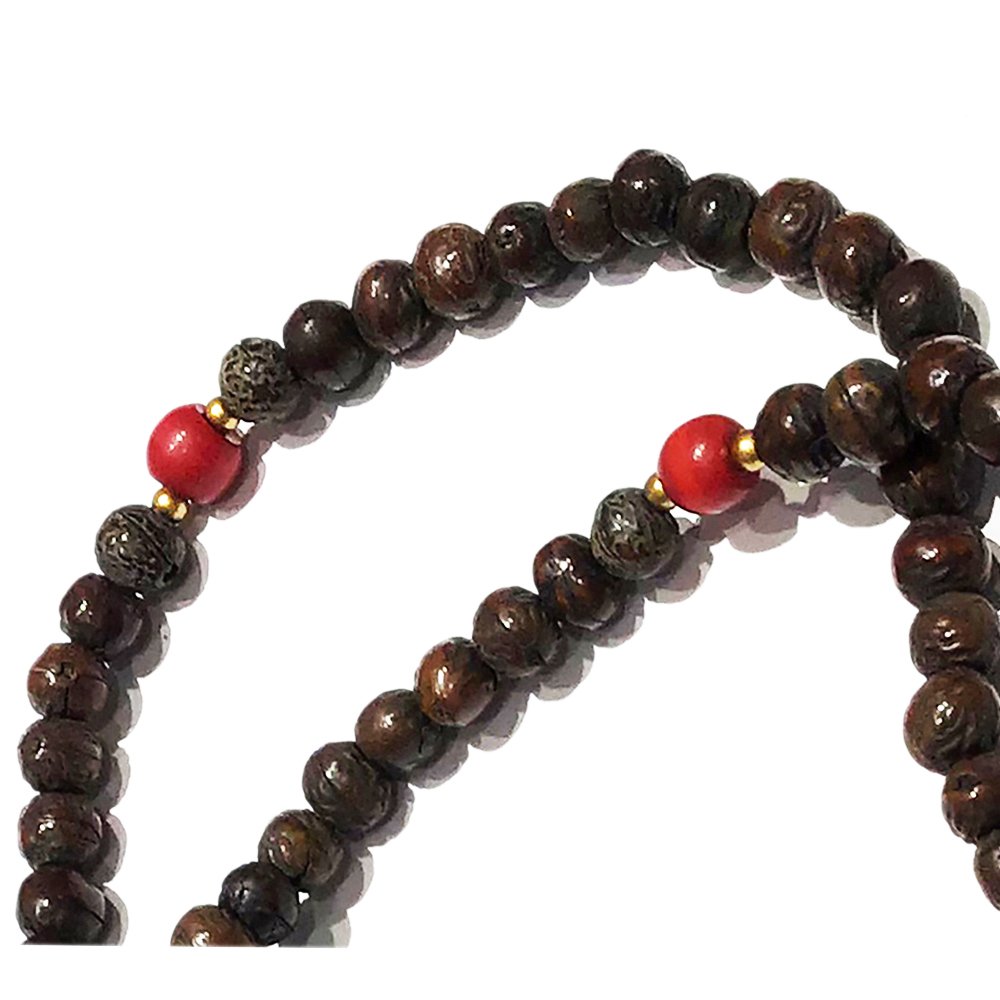 寶瓶+西藏小鳳眼108念珠7mm【十方】143961