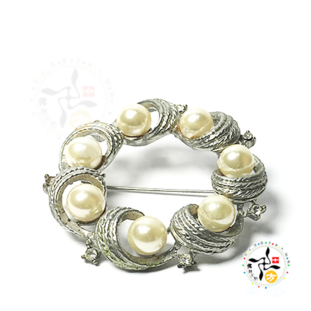 珍珠圓滿 別針小品4.6公分【十方】144927