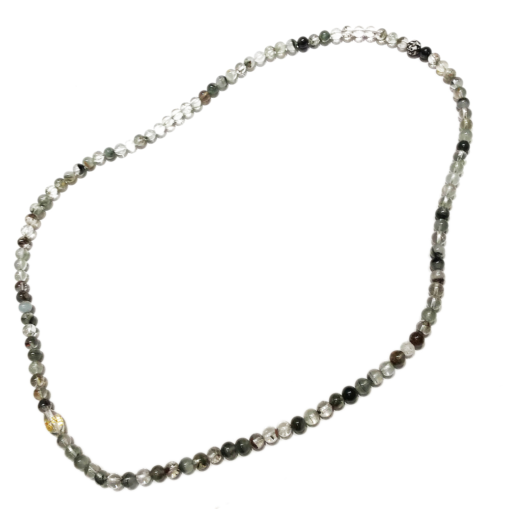 六字真言+綠幽靈水晶108念珠7 mm【十方】145487