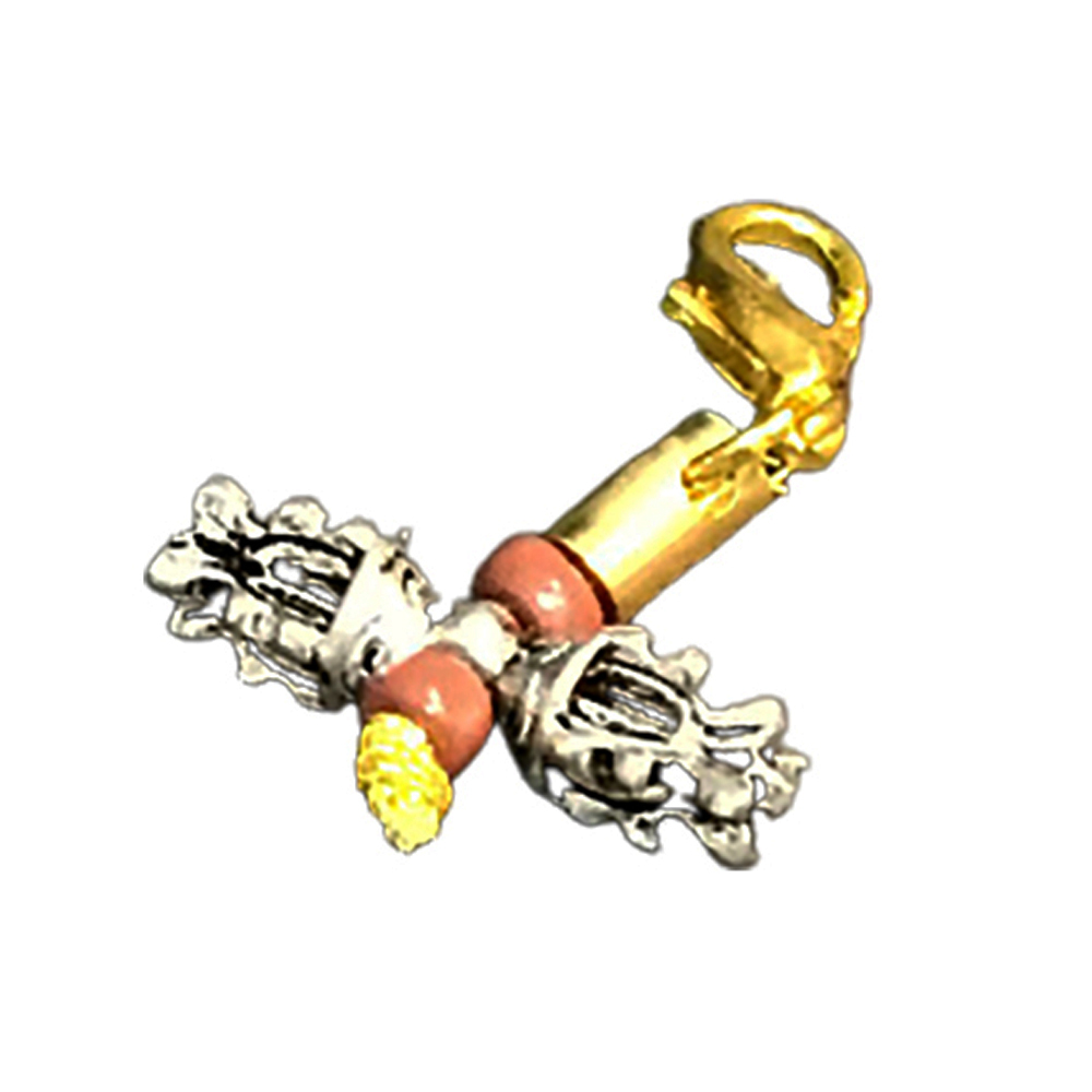 蓮花金剛杵1.5公分 念珠夾【十方】146893