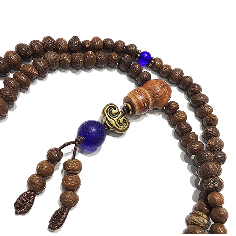 藍琉璃+吉祥雲+西藏小鳳眼菩提6mm【十方】147401