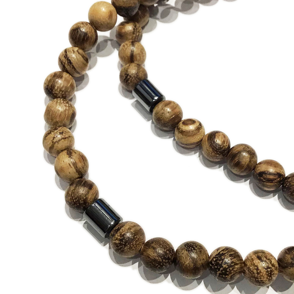 六字真言&白沙沉108念珠8mm【十方】148153