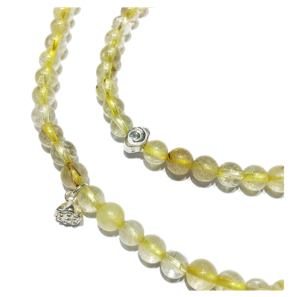 祥雲925銀+鈦晶108念珠5mm【十方】148705