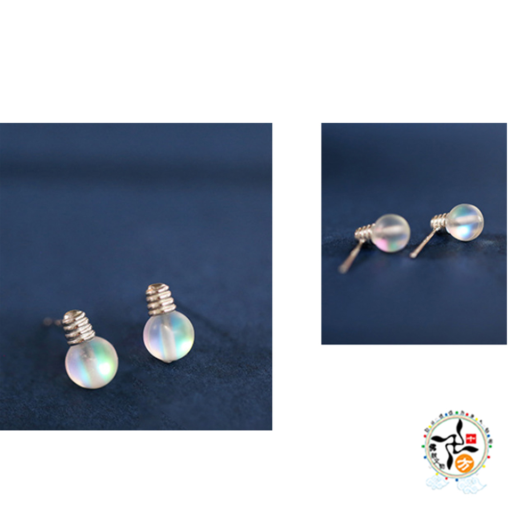 燈泡 925純銀耳針【十方】149328