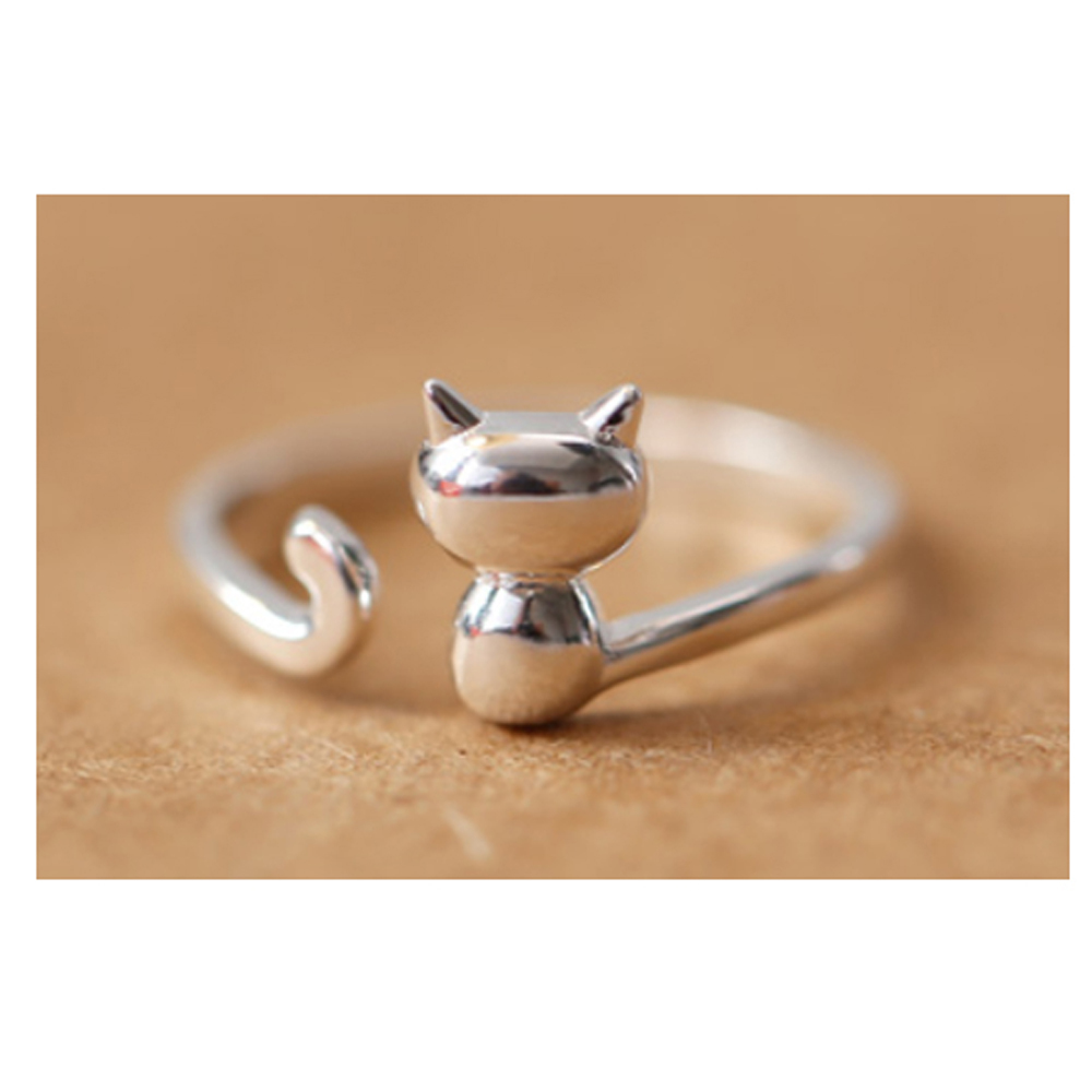  捲尾貓925純銀 戒指【十方】149289