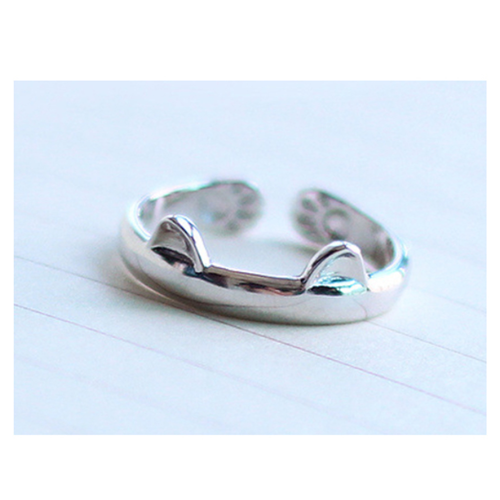  貓耳朵925純銀 戒指【十方】149288