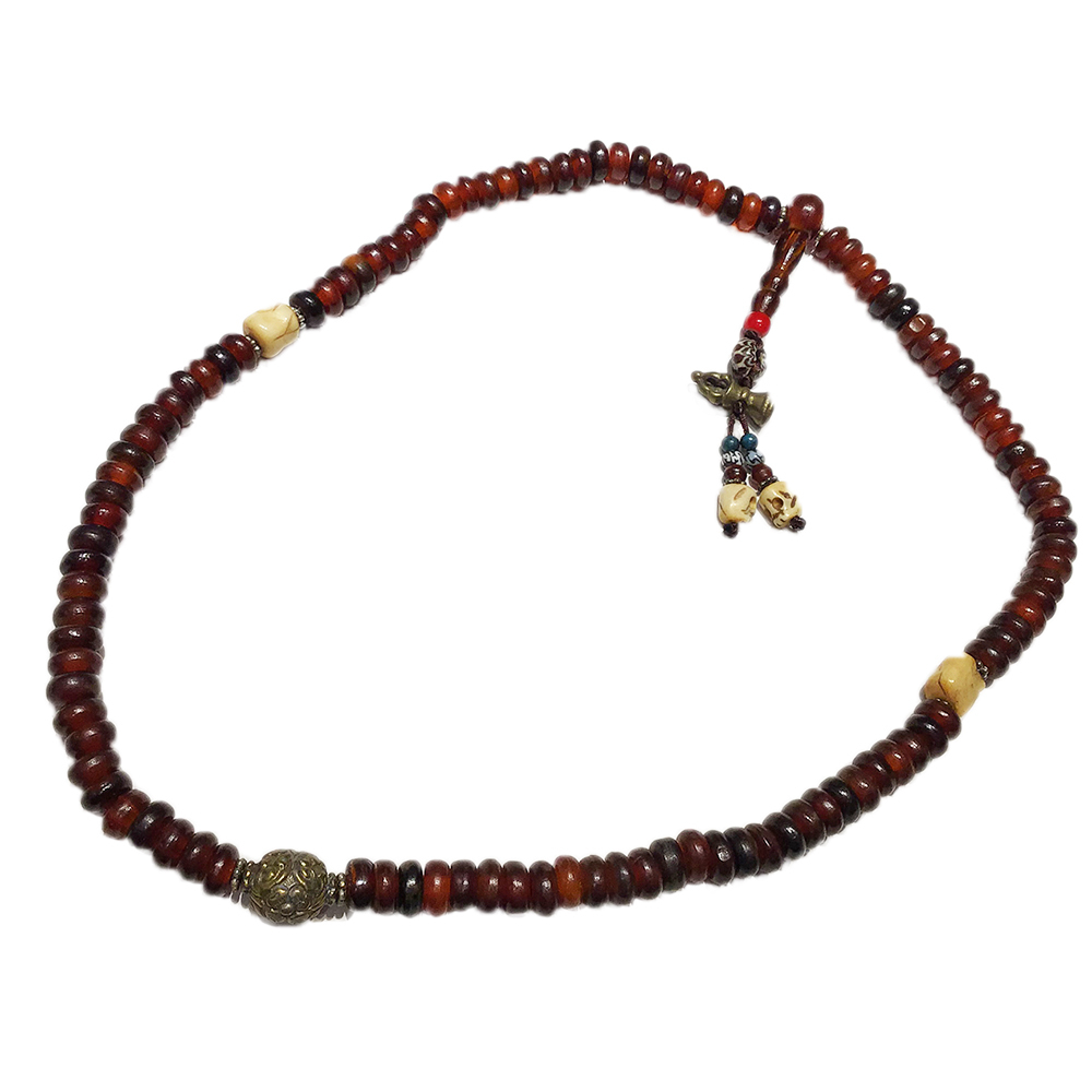 金剛鈴+羊角珠108念珠5*11mm【十方】149872