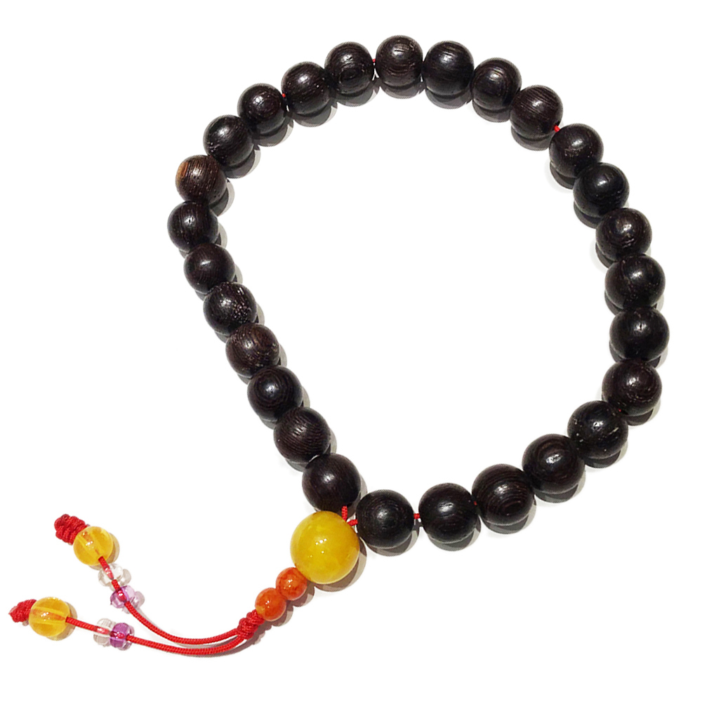 蜜納+雞翅木提珠10mm【十方】150156