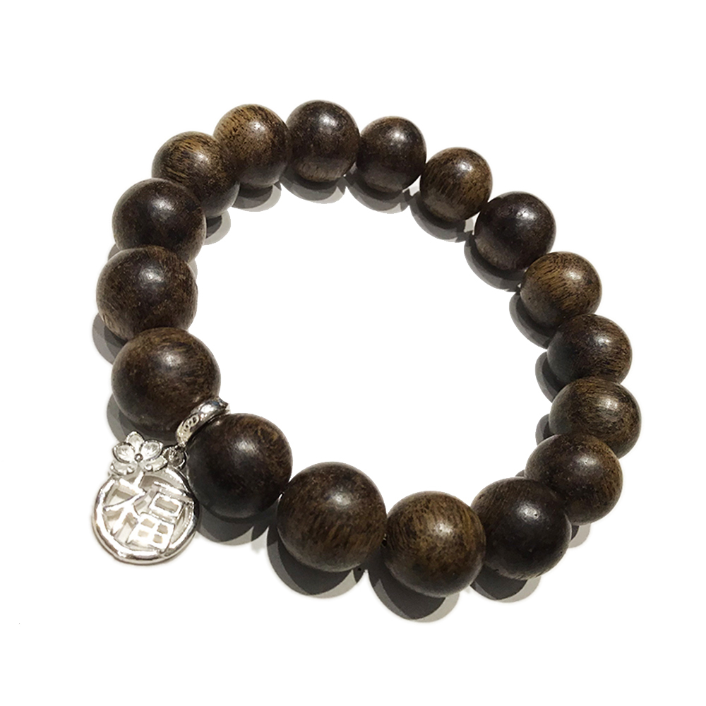 福925銀+佳里萬丹沉香木手珠12mm【十方】149929