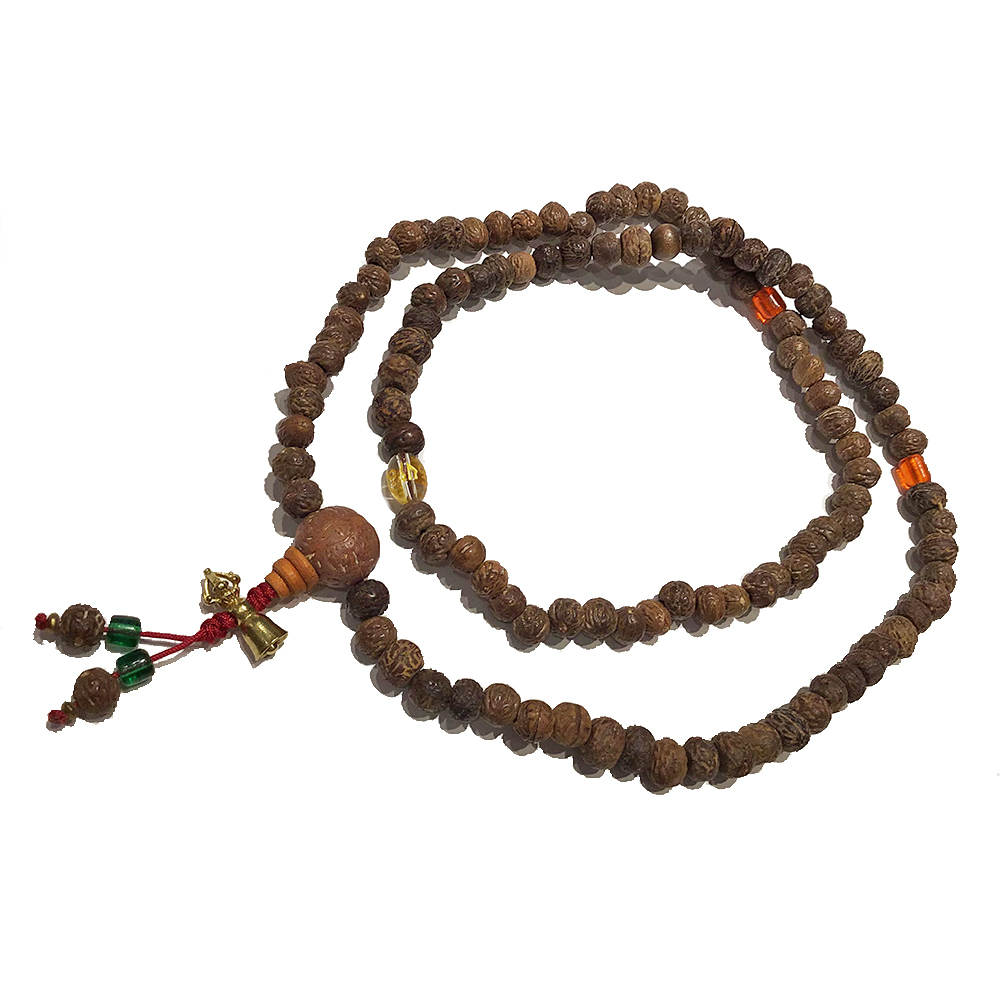 金剛鈴+琉璃+西藏小鳳眼108念珠7mm【十方】149871