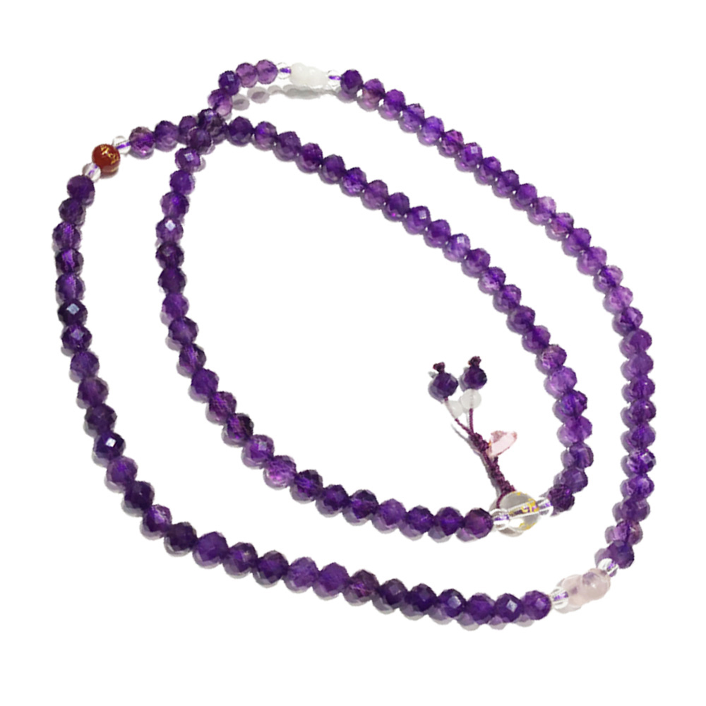 五寶+紫晶108念珠6mm【十方】150590