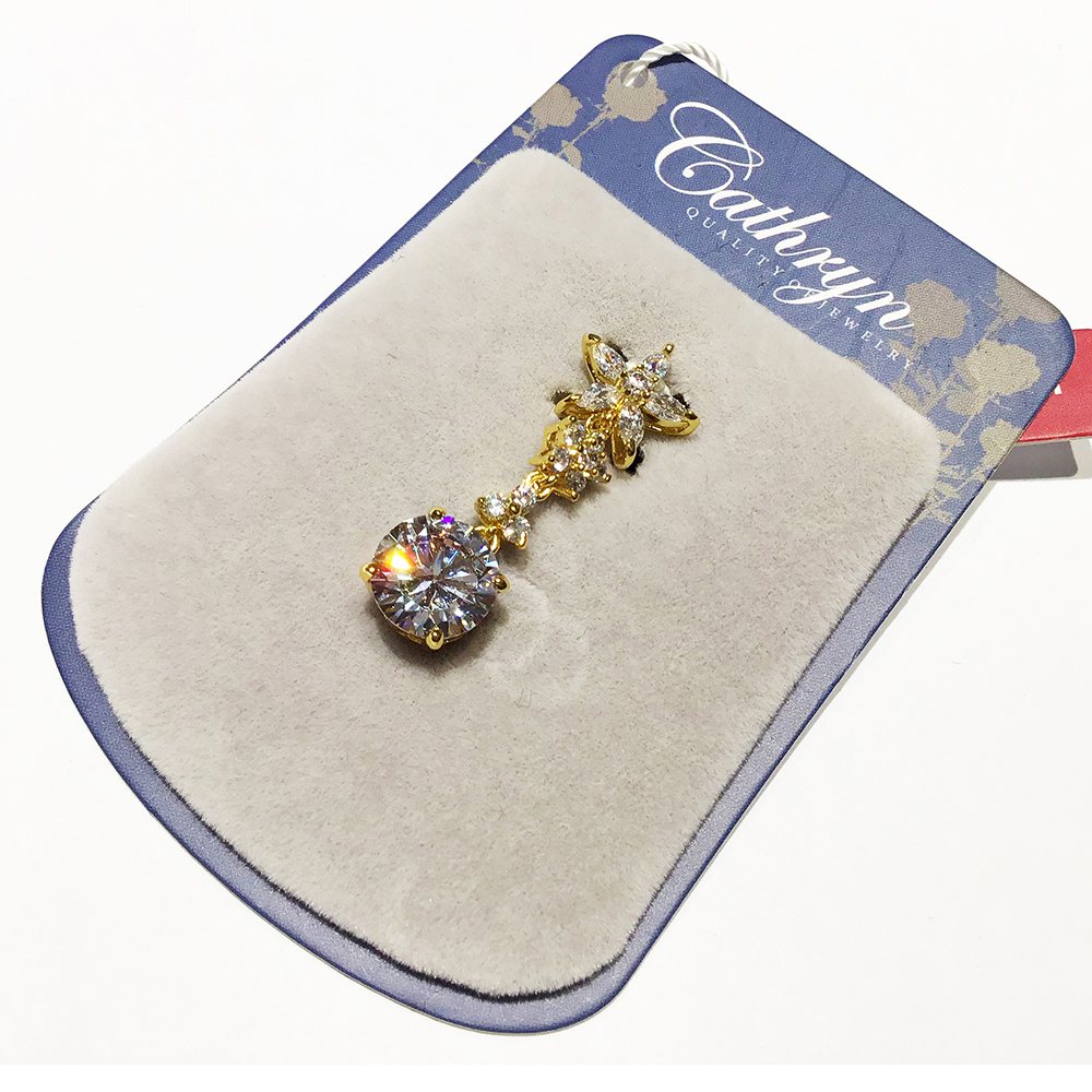 星星水鑽金墜飾【十方】151019