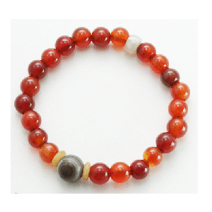 天珠&紅玉髓兒童念珠6mm【十方】121478