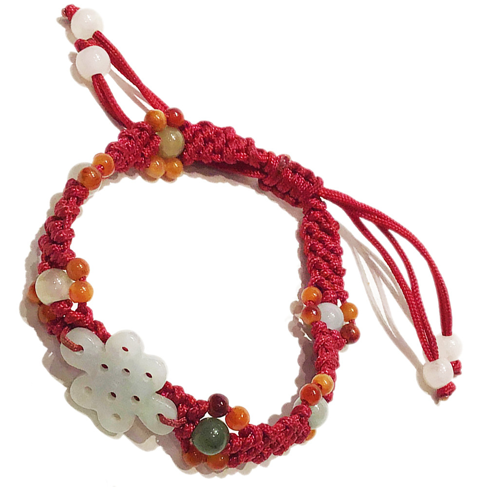 吉祥結{玉}中國結開運手鍊【十方】127055