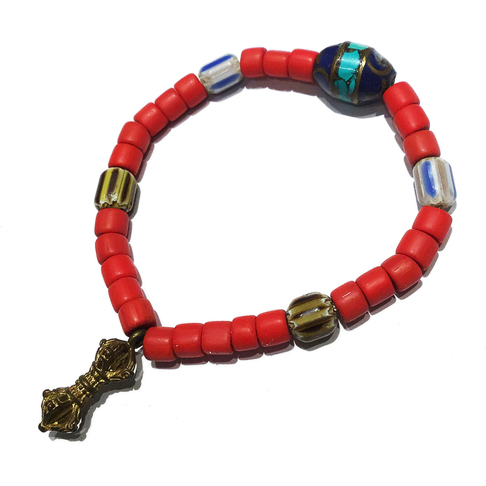 金剛鈴杵火山琉璃手珠6mm【十方】128314