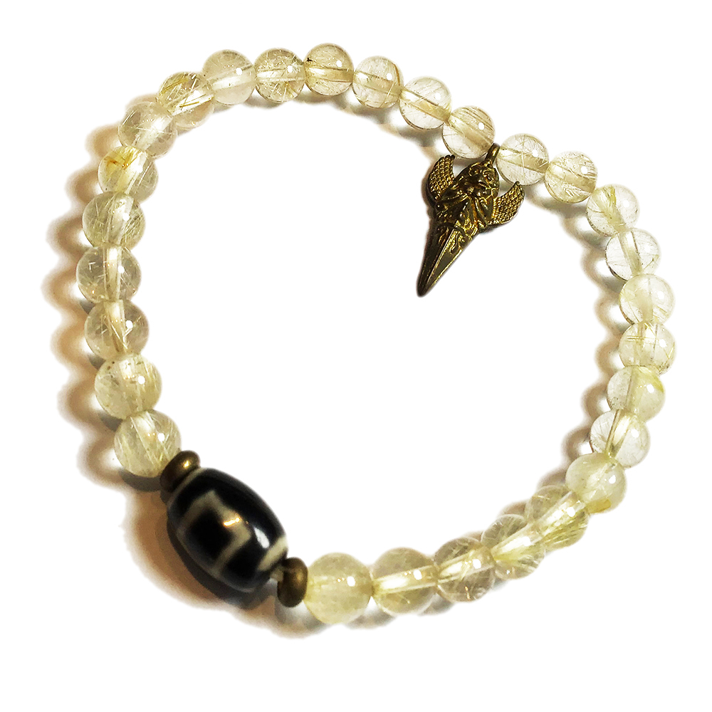 天珠&鈦晶手珠6mm【十方】129709