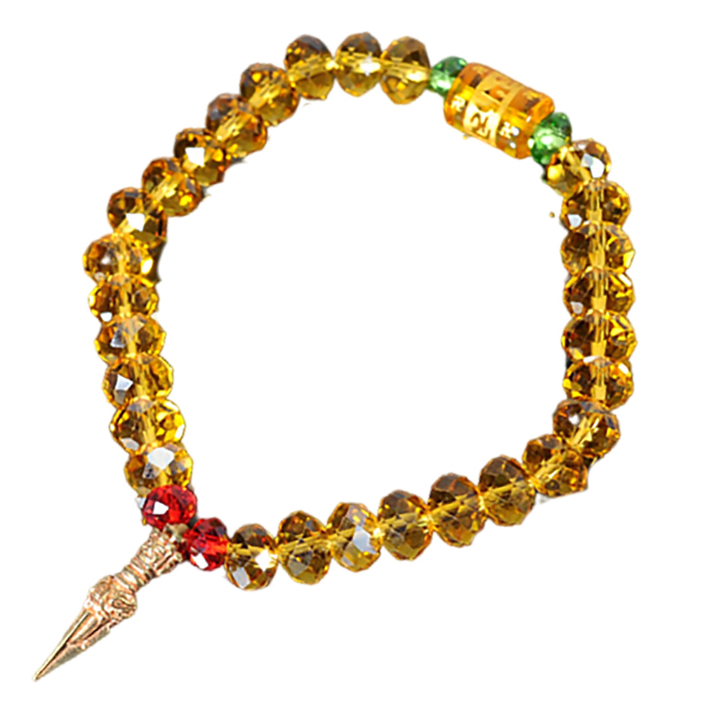 轉經筒&普巴杵&黃晶鑽手珠【十方】129509