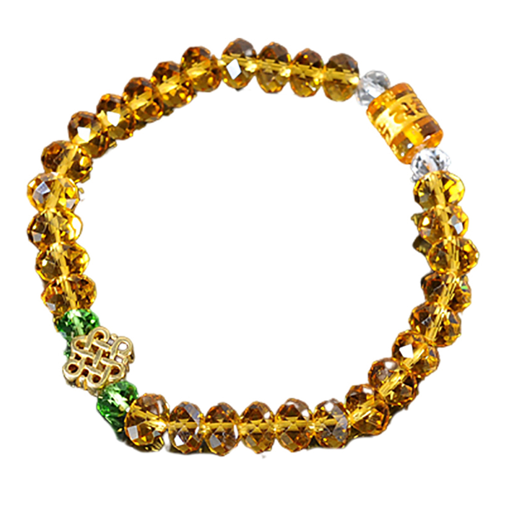 轉經筒&吉祥結&黃晶鑽手珠【十方】129502