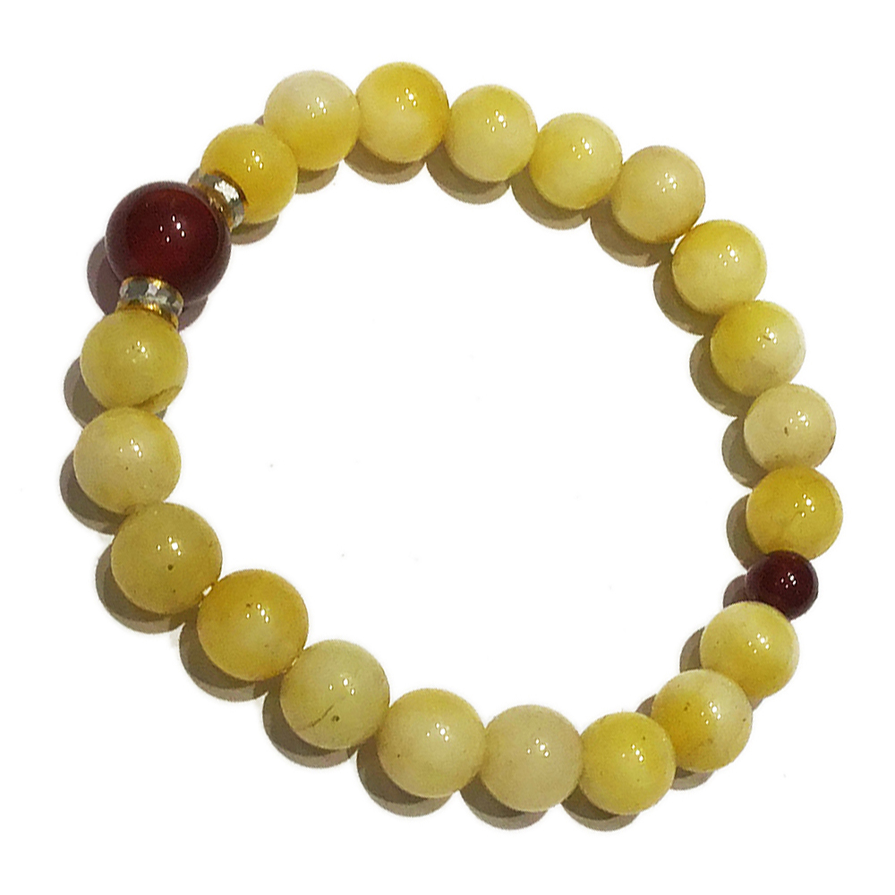 黃玉石手珠8mm【十方】131674