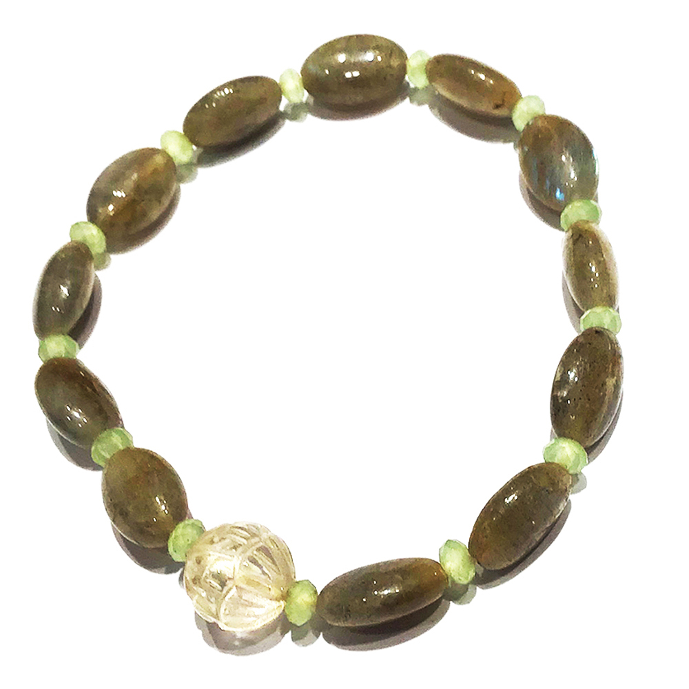 藍光石手珠12*8mm【十方】131671