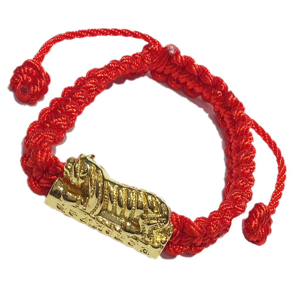咬錢虎{虎爺}紅繩手鍊(大虎)【十方】132675