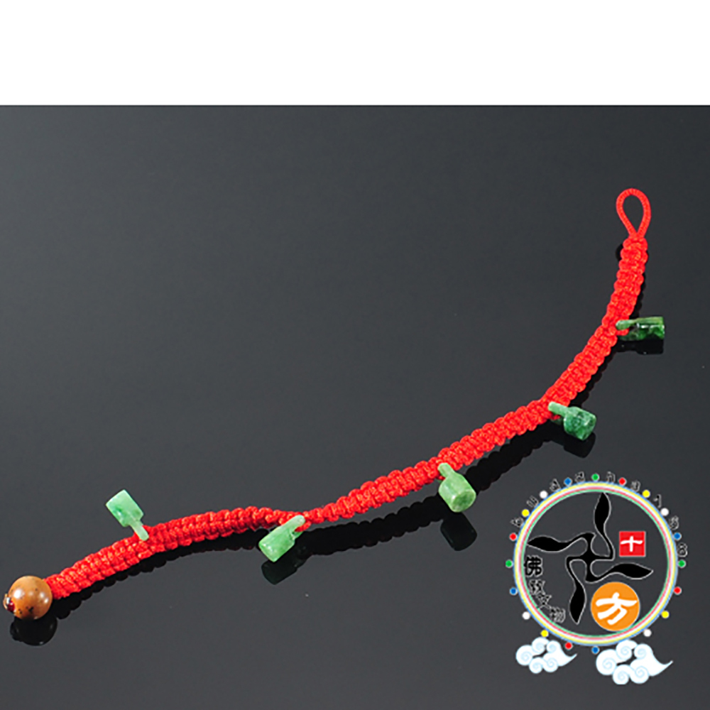 開運旺財{馬來玉}手鍊 10件【十方】154918