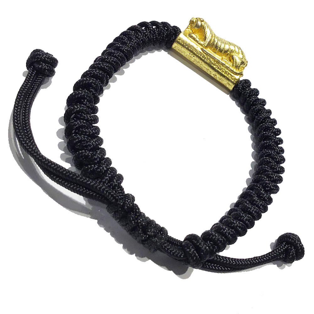 咬錢虎手鍊/黑色線(財神咒加持)【十方】133390