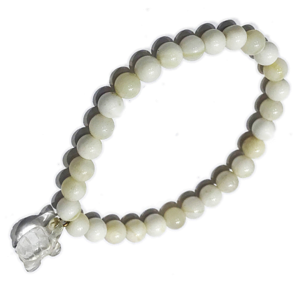 滿福龜{水晶}+金線硨磲手珠6mm【十方】134365