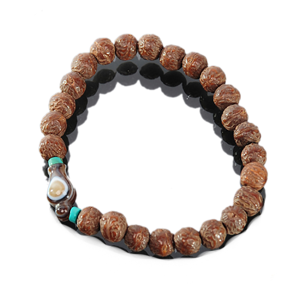  寶瓶天珠+小鳳眼菩提手珠8mm【十方】134549