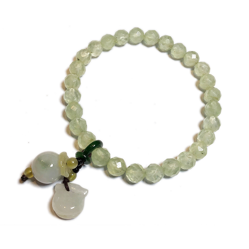 葡萄石{晶鑽}手珠6mm【十方】134343