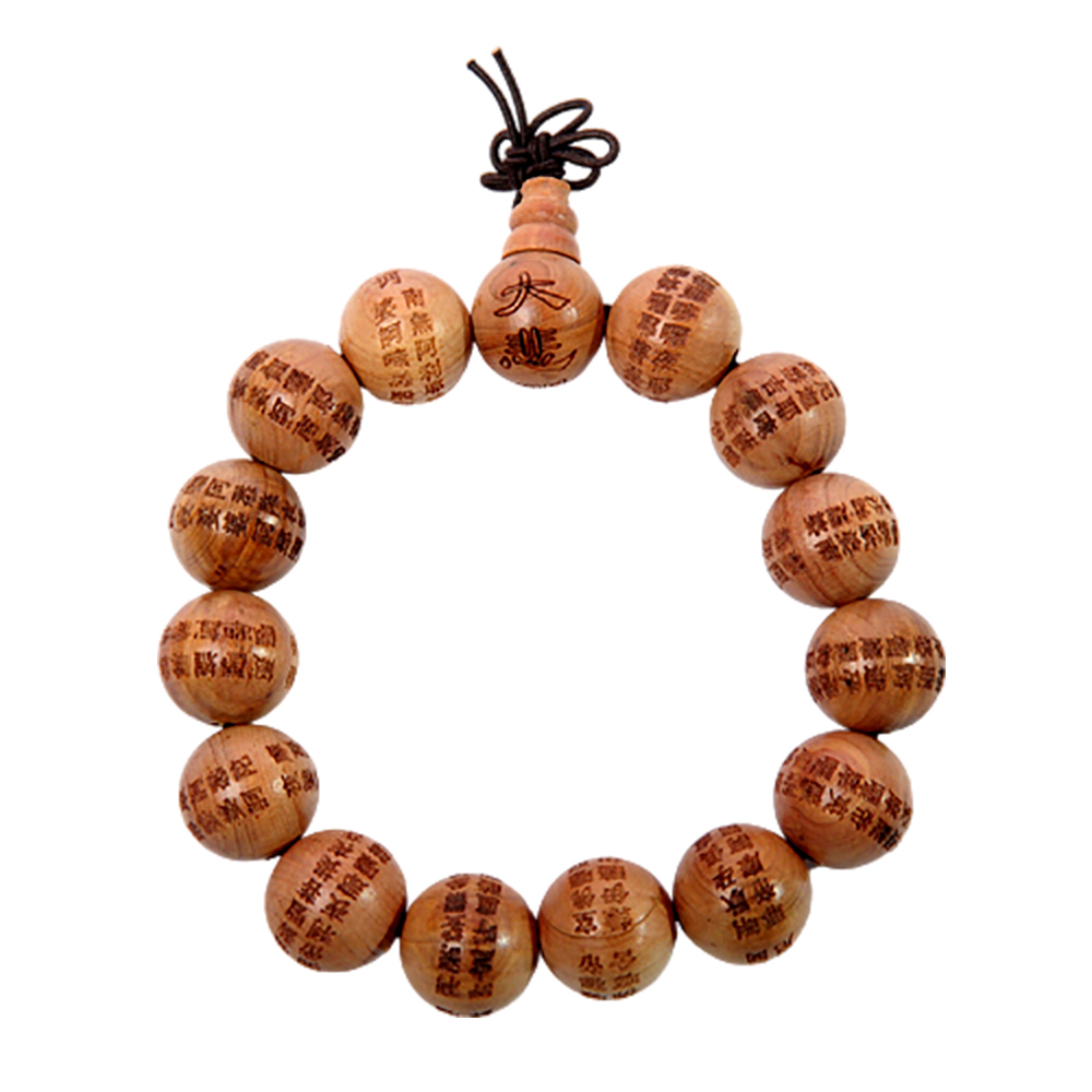 大悲咒藏柏手珠14mm【十方】135429