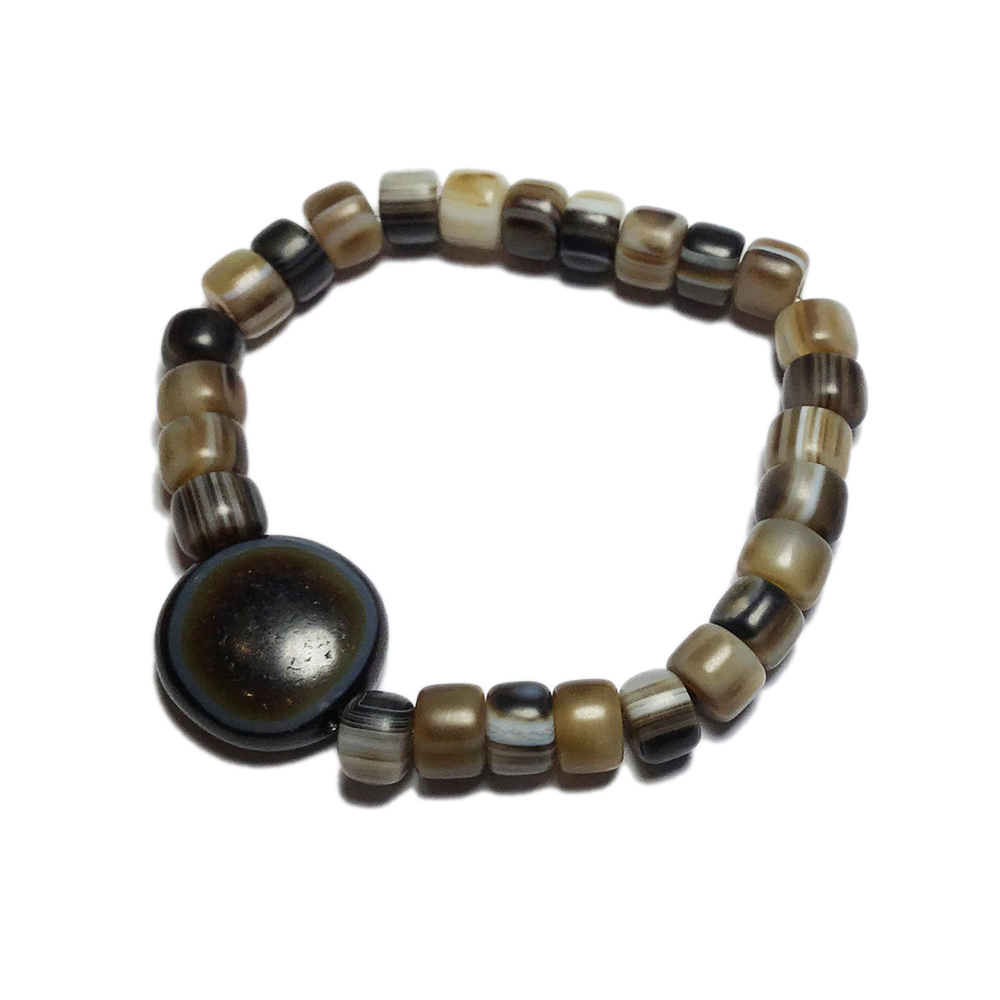 老藥師珠+藥師珠手珠8*6mm【十方】135677