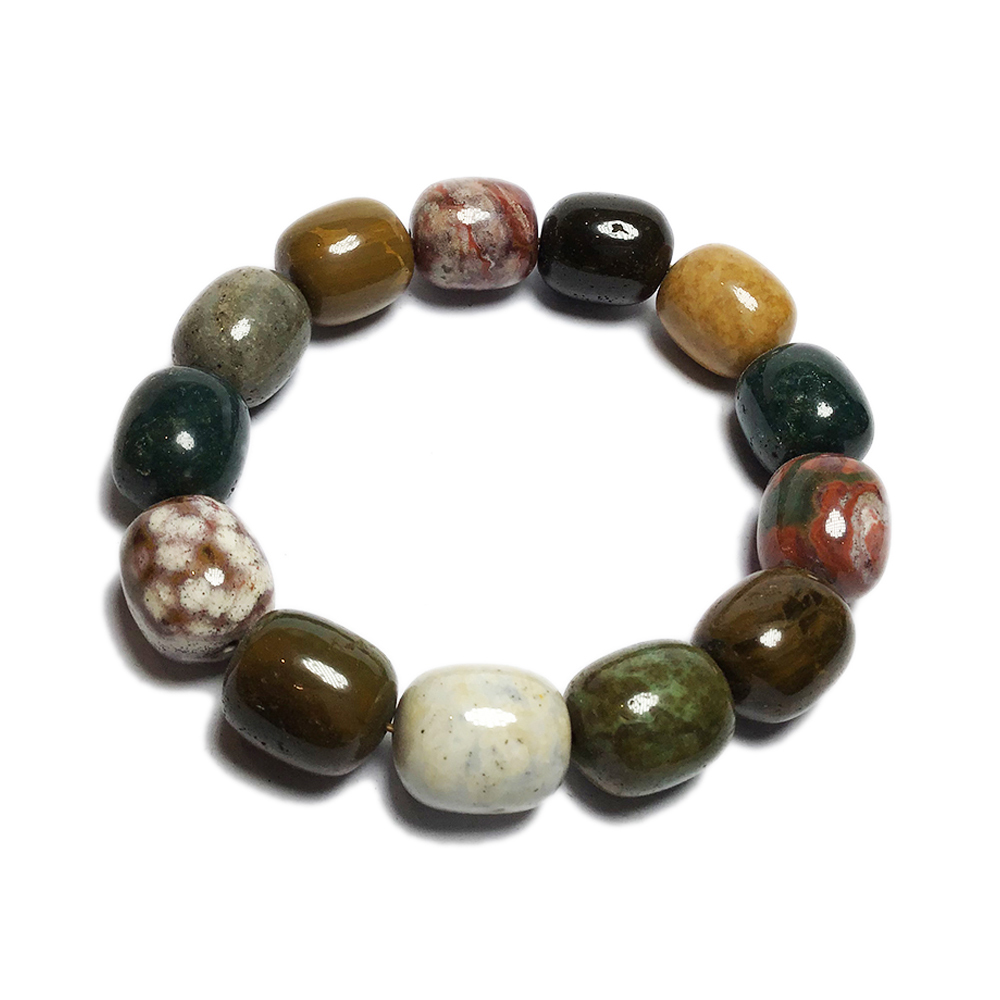 印度瑪瑙筒形手珠16*14 mm【十方】135430