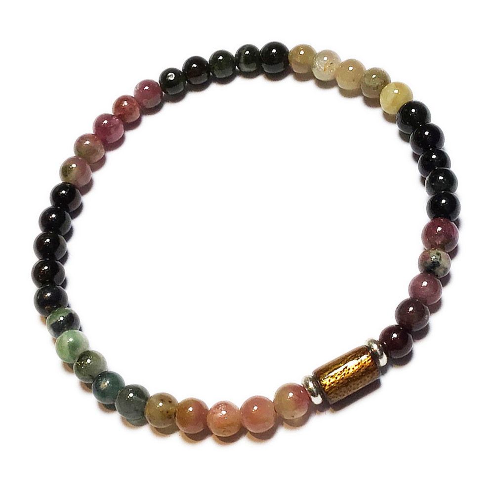 金珊瑚+碧璽手珠5mm【十方】136117