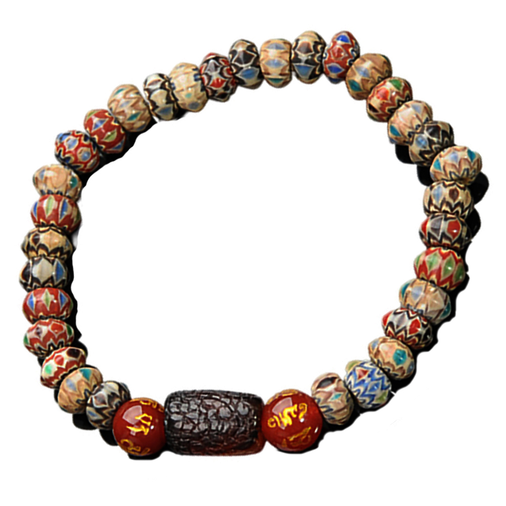 火供珠+雪芙蘭琉璃手珠 7mm【十方】136122