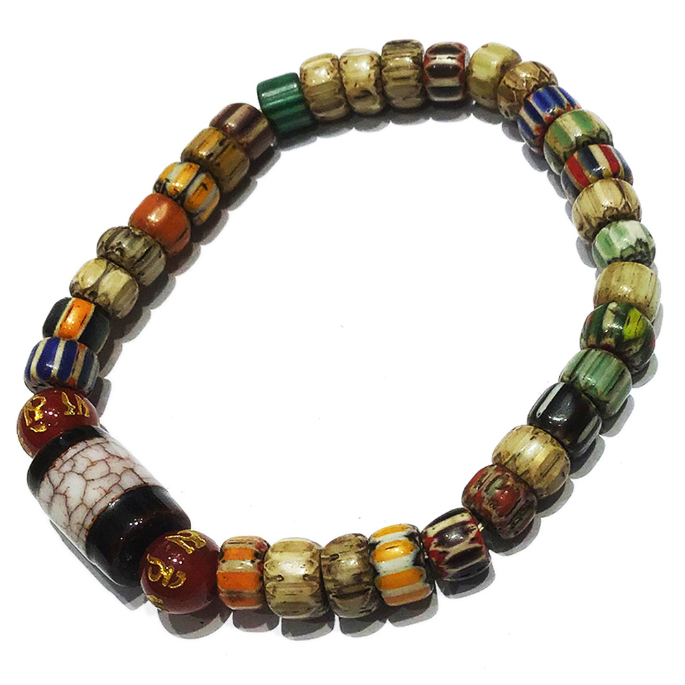 火供珠+雪芙蘭琉璃手珠7 mm【十方】136127