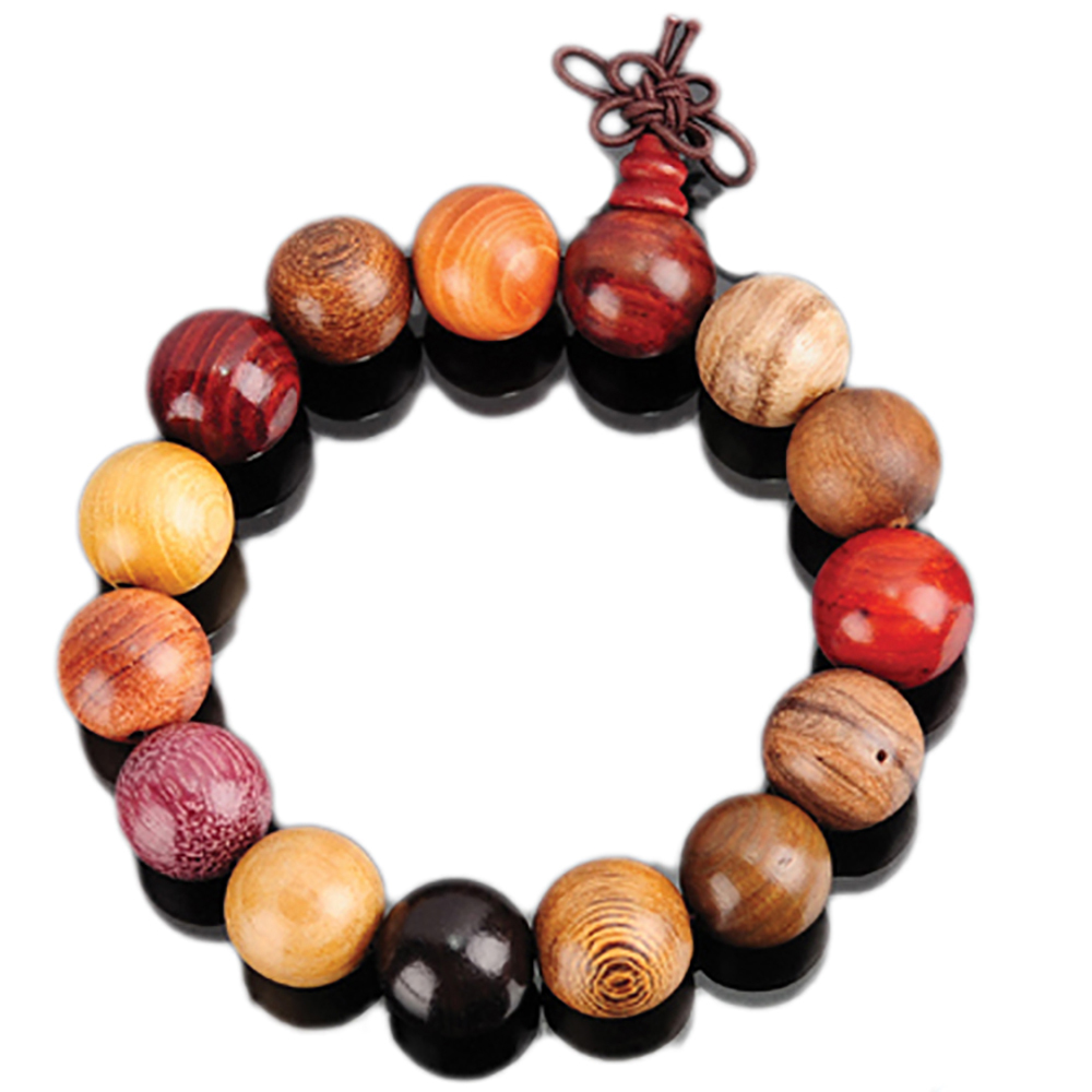 五行木轉運手珠15mm【十方】137506