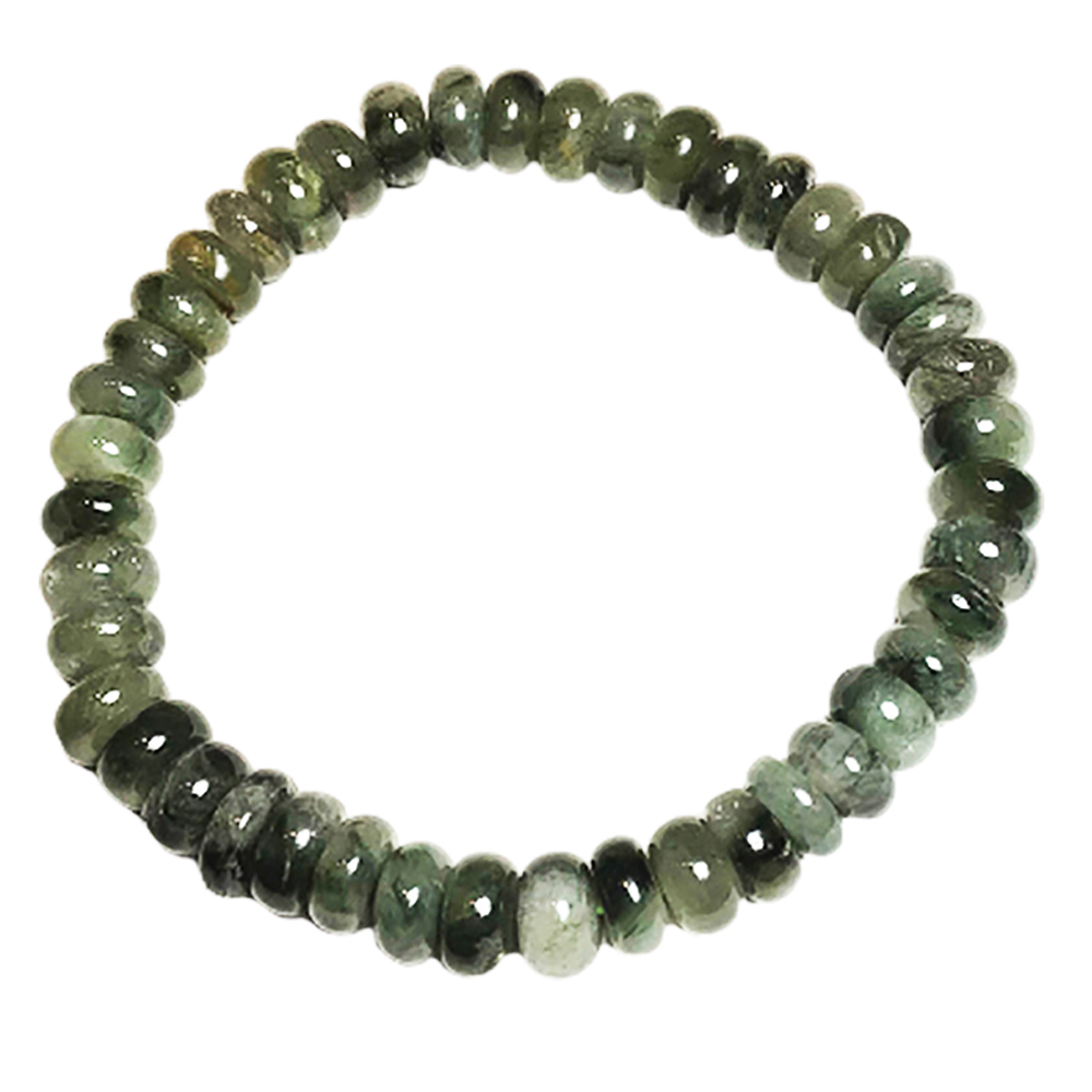 綠髮晶 天然水晶 清透 招財 手珠7*4mm【十方】136880